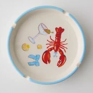 Urban Outfitters Home Graphic Printed Ashtray - Lobster | NWT